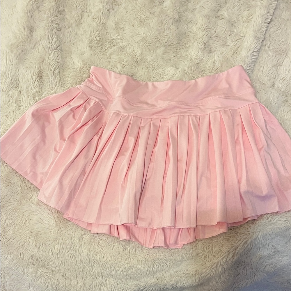 GB Girls Light Pink Pleated Skater Skirt